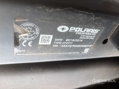 2014 Polaris Ranger 800 Vehículo utilitario