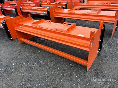 2025 Kit Containers 92 in Skid Steer Snow Pusher