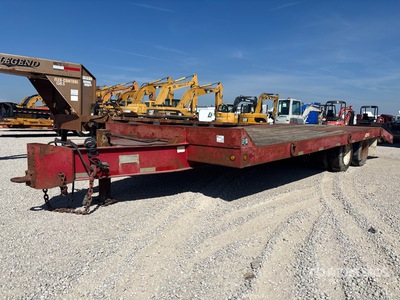 2004 Talbert 24 ft T/A Equipment Trailer