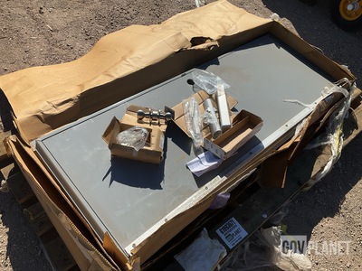 (2) Metal Doors