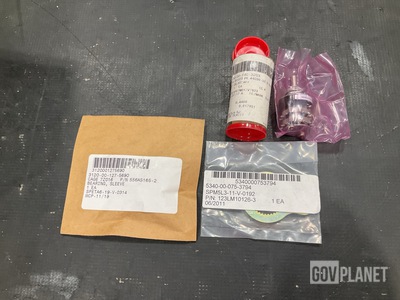 (12) Nut & Bolt Locking Plates, (26) Bearings, (13) Switches & Assorted Items