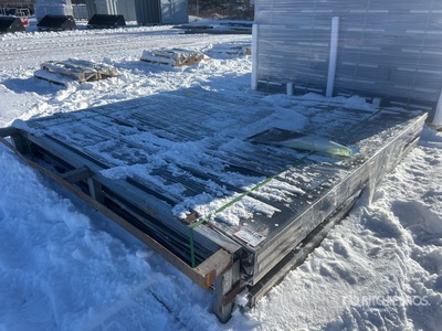 Quantity of (3) 2025 Suihe NG-14D -2 14 ft Wrought Iron Bi-Parting 14 ft ドライブウェイ ゲート (Unused)