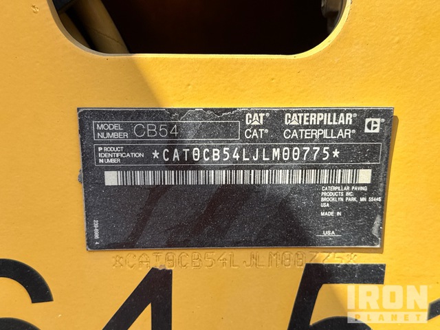COMPACTADOR 2013 CATERPILLAR CB54XW