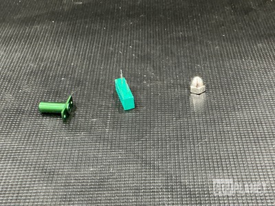 (104) Plain Nuts, (116) Variable Resistors, (7) Receptacles & Assorted Items