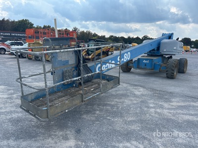 2007 Genie S-80 4WD Diesel رافعة تليسكوبية بذراع تطويل