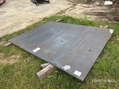 Quantity of (2) 2025 Kit Containers Steel 6 ft x 8 ft (.75 in Thick) Stahlplatten (Unused)
