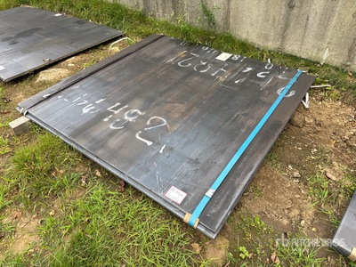 2025 Kit Containers Steel 5 ft 10 in x 6 ft 1 in (.75 in Thick) Stahlplatten (Unused)