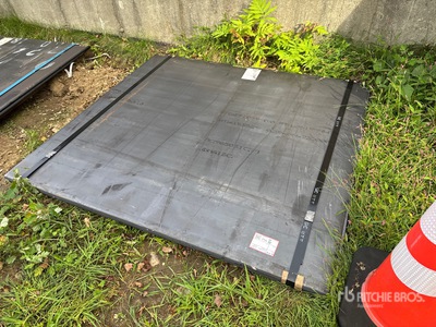 Quantity of (2) 2025 Kit Containers Steel 5 ft x 5 ft (1 in Thick) Stahlplatten (Unused)