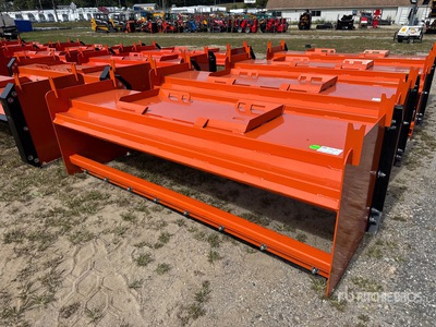 2025 Kit Containers QT-SP-8-23-PB 93 in Skid Steer Snow Pusher (Unused)