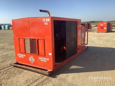 75 kW Skid-Mounted Enclosed 発電機セット (250-749 kw/310-950 kva)