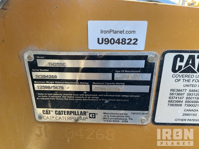 MANIPULADOR 2019 CATERPILLAR
