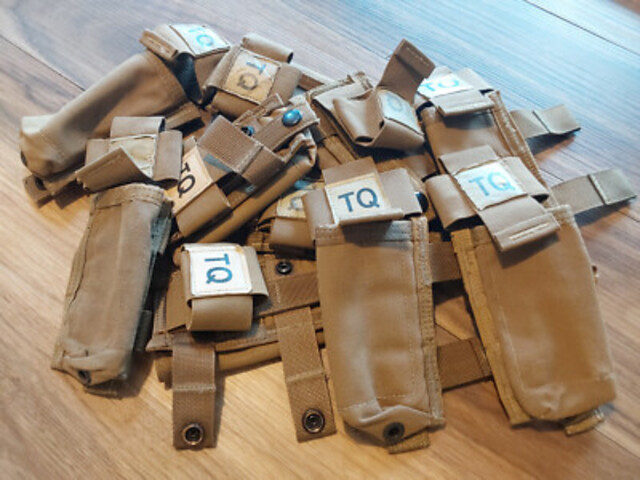 50 USMC Coyote Tourniquet Pouch Used