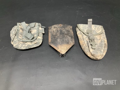 (75) Canteen Pouches, (32) Entrenching Hand Tools & Assorted Items