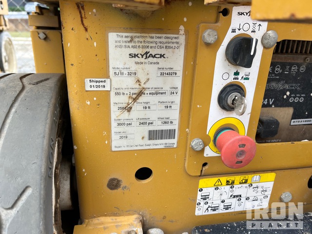 ELEVADOR TIJERA 2019 SKYJACK SJIII3219