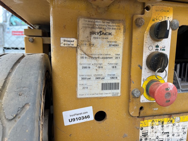 ELEVADOR TIJERA 2019 SKYJACK SJIII3219