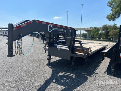 2025 Coffee Creek 40 ft T/A Gooseneck Rimorchio a cassone fisso