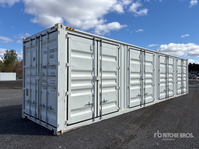 2024 40 ft High Cube Multi-Door Storage Container