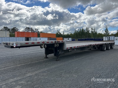2013 Manac 13353AZ08 53 ft T/A Step Deck Trailer