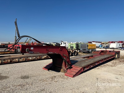 1992 Talbert T/A Single Drop Lowboy Trailer