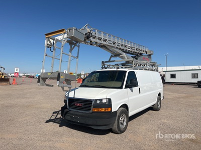45 ft on 2019 GMC Savana 3500 4x2 Van Mounted Aerial Lift