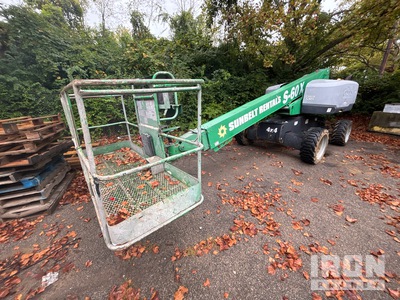 2015 Genie S60X 4WD Diesel Telescopic Boom Lift