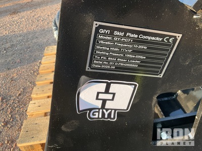 2025 GIYI GY-PC71 Kompaktlader-Plattenverdichter (Unused)
