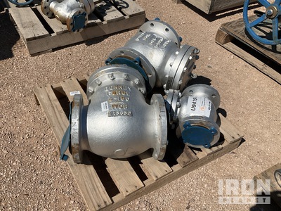 Quantity of (3) Bonney Forge 6-150 Check Valves (Unused)