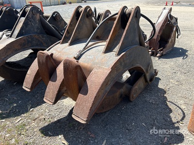 Q/C Excavator Grapple - Fits 23 Ton