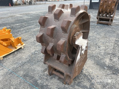 340 mm Q/C Excavator Compaction Wheel - Fits 8 Ton