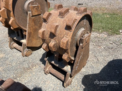 360 mm Q/C Excavator Compaction Wheel - Fits 13 Ton