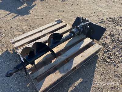 2025 GIYI 12 in Mini Skid Steer Auger ملحقات معدة الحمل الصغيرة المجنزرة المتنوعة (Unused)