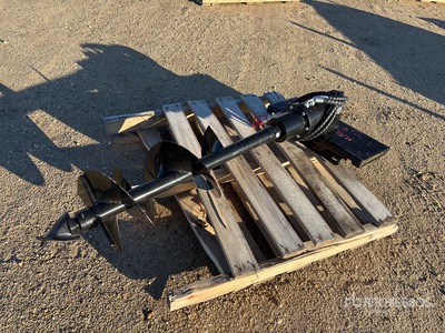 2025 GIYI 12 in Mini Skid Steer Auger ملحقات معدة الحمل الصغيرة المجنزرة المتنوعة (Unused)