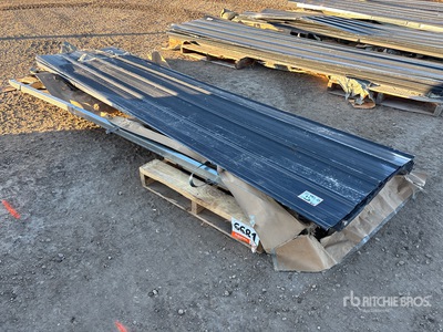 Quantity of (50) 2025 SKLP SKH50 12ft x 3 ft Corrugated Tin Siding