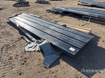 Quantity of (50) 2025 SKLP SKH50 12ft x 3 ft Corrugated Tin Siding