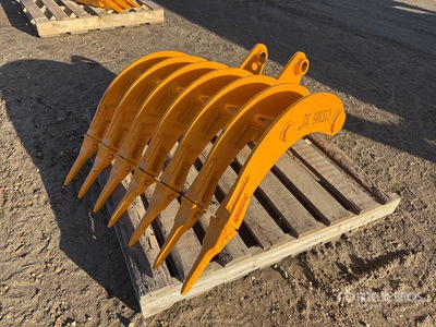 2025 GIYI 32 in Excavator Rake - Fits Cat 305 (Unused)