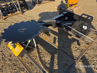 2025 GIYI GY-TS28 28 in Skid Steer Tree Saw (Unused)