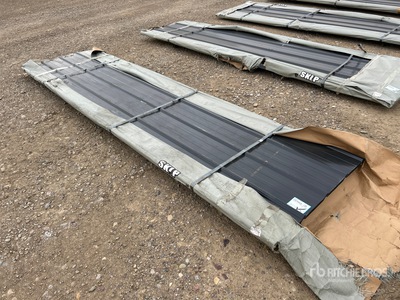 Quantity of (50) 2025 SKLP SKL50 12 Ft Galvalume Steel Siding/Roofing Sheets (Unused)