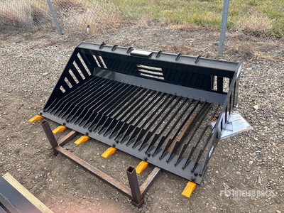 2025 GIYI GY-RB66 66 in Q/C Skeleton Skid Steer Bucket (Unused)