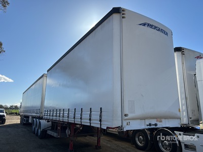 2009 MaxiTrans Tri/A B-Double Lead Remolque con Lona