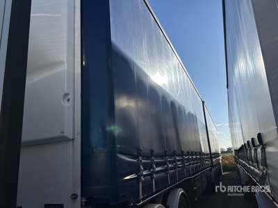 2010 Vawdrey 7.6 m Tri/A B-Double Lead Remolque con Lona