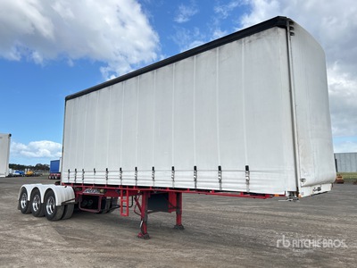 2002 MaxiTrans 7.3 m Tri/A B-Double Lead مقطورة جانبية بستائر