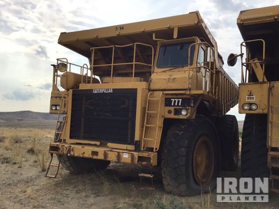 Cat 777 شاحنة صخور