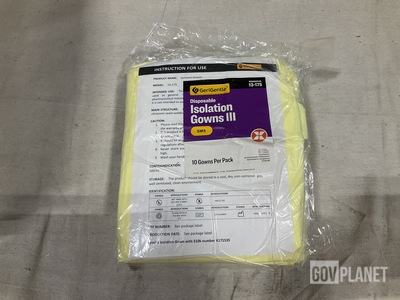 (50) Cases of GeriGentle 13-175 Disposable III Isolation Gowns