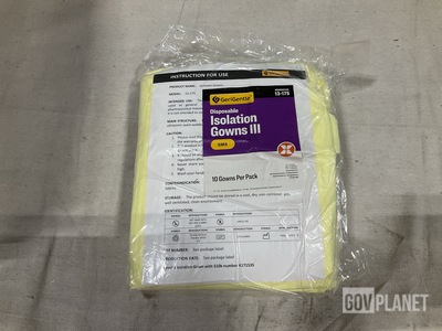 (50) Cases of GeriGentle 13-175 Disposable III Isolation Gowns