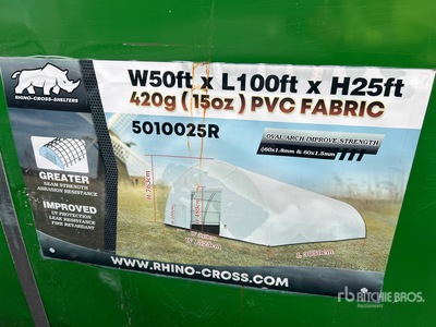 2025 Rhino-Cross 5010025R Tent - 30,5x15,25x7,625 m Storage Building (Unused)