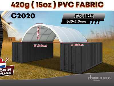 2025 Suihe C2020H 6x6x2 m with Windbreaker Storage Building (Unused)