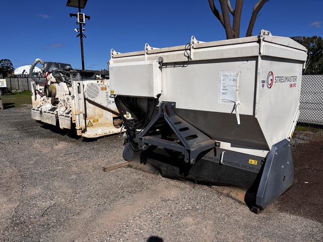 2023 Wirtgen WS250 3-Point Soil Stabilizer Reclaimer & 2023 Streumaster SW 3 FC 2460 mm 3-Point Front Mount Spreader, A260315