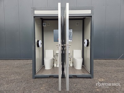 2025 DOUBLE-WC-LUXURY Portable Toilet (Unused)