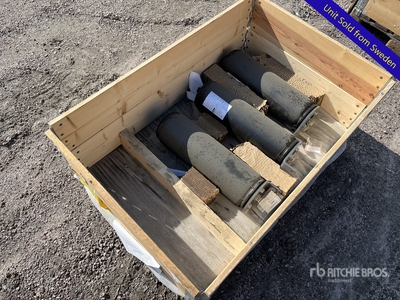 Quantity of (3) 2023 Parker ACP15EM620E24H Piston Accumulators Hydraulic Parts (Unused)