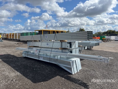 Unused fully galvanized 60' x 30' x 12' steel frame Agricultural 貯蔵庫